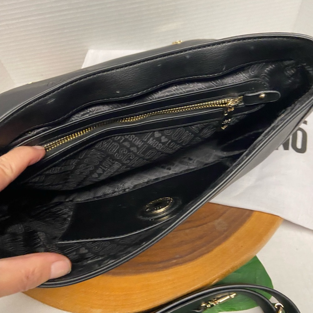 Love Moschino Quilted Shoulder Bag & DustBag - Picture 5 of 9